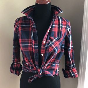Old navy flannel button down shirt